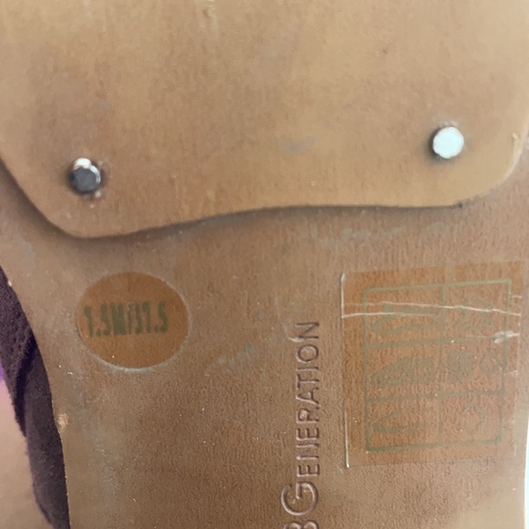 BCBGENERATION WOMAN BROWN SUEDE BOOTS SIZE 7.5 - Picture 8 of 9